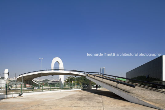 catwalk at memorial of latin america oscar niemeyer