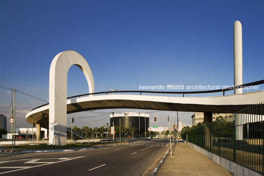 catwalk at memorial of latin america oscar niemeyer