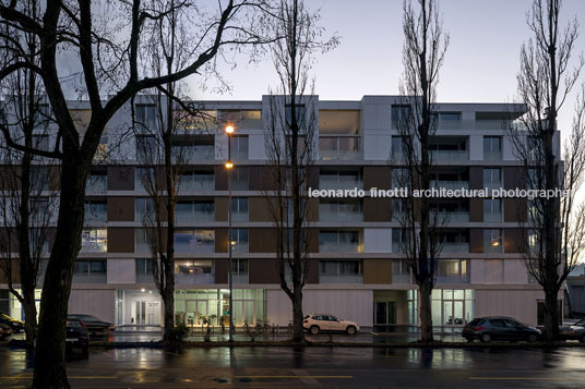 emmi-main office and apartment complex rüssli architekten