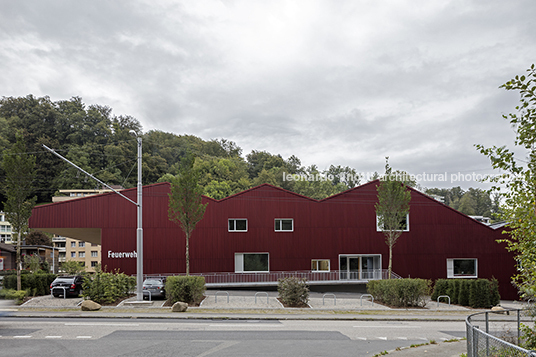 feuerwehr und werkhofgebäude eichenspes masswerk architekten