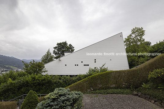 atelier house of the sculptor kurt brunner russli architekten